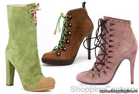Модная обувь 2011: ботинки и ботильоны. Женская обувь